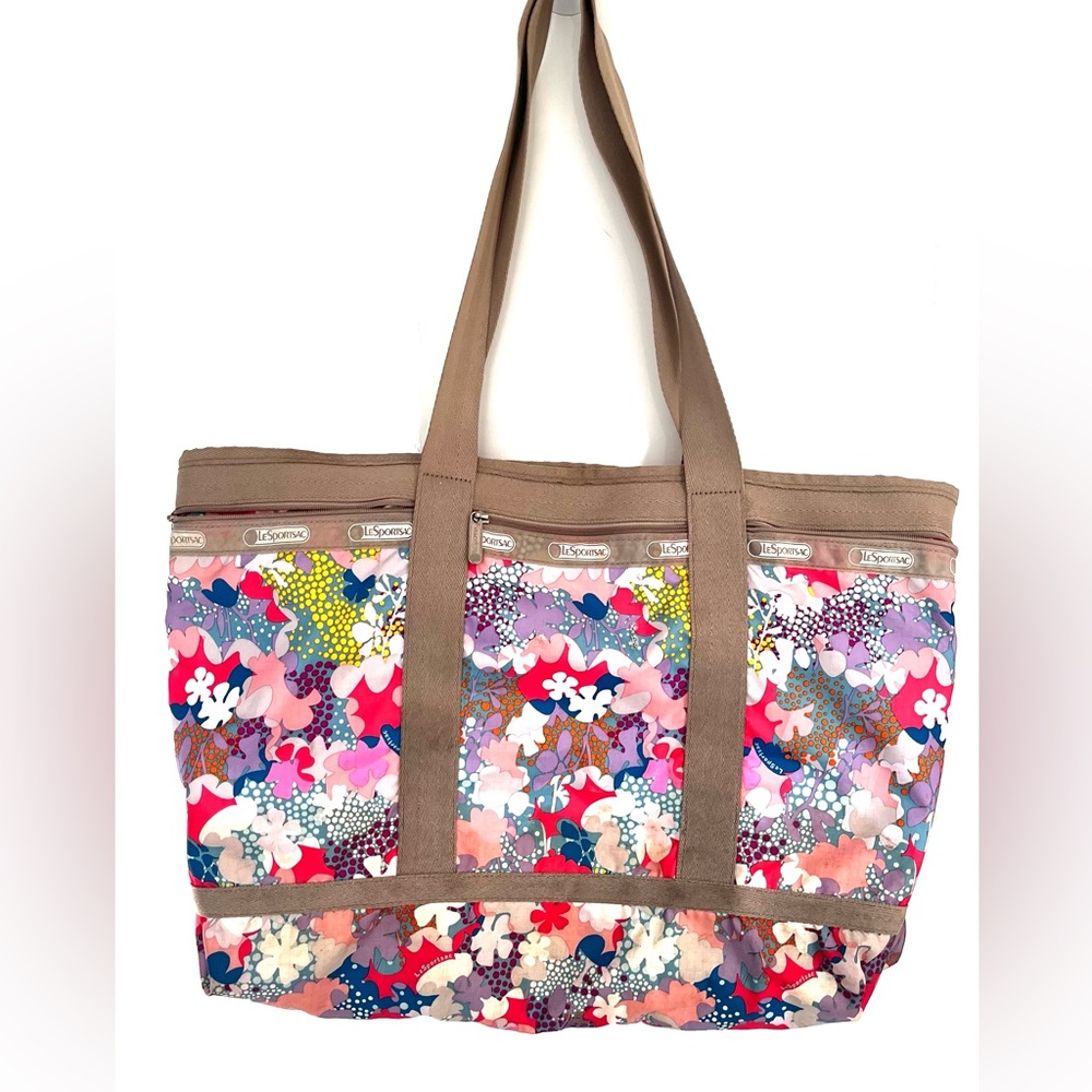 Lesportsac Confetti Travel Shopper Tote Bag
